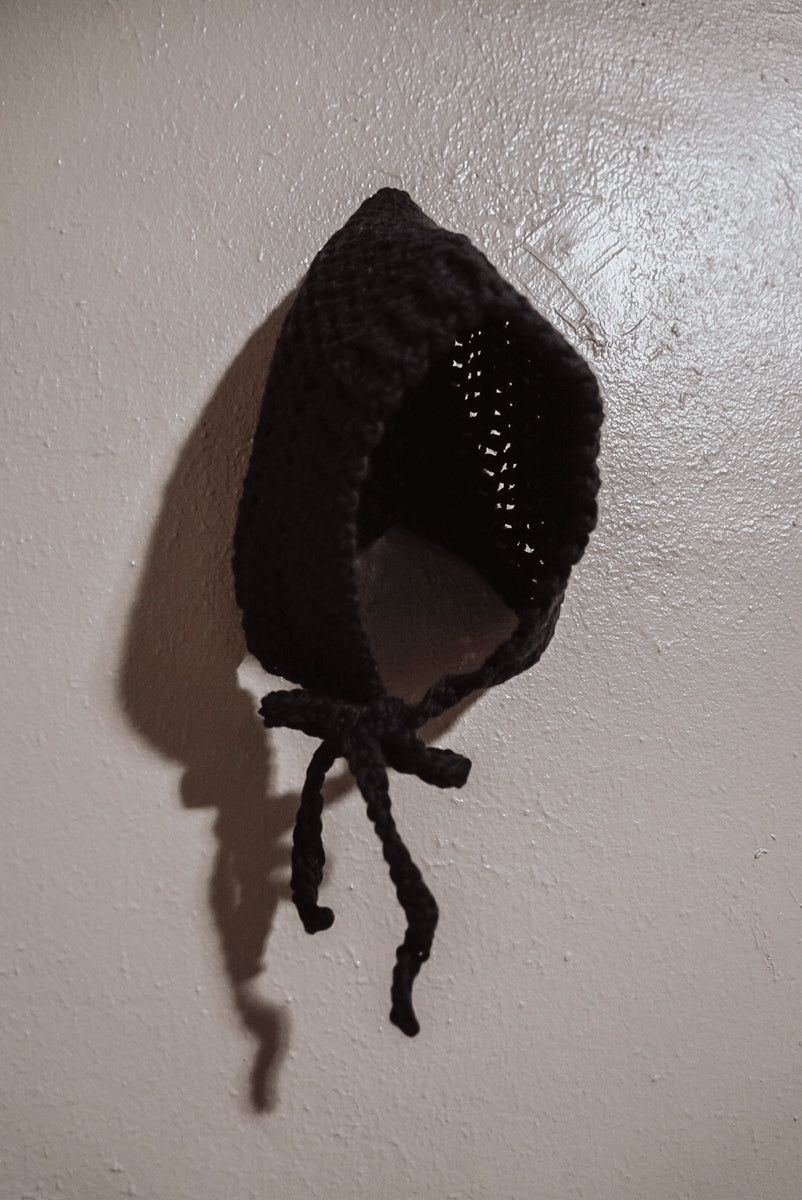 Handmade Cotton Blend Baby Pixie Crochet Bonnet