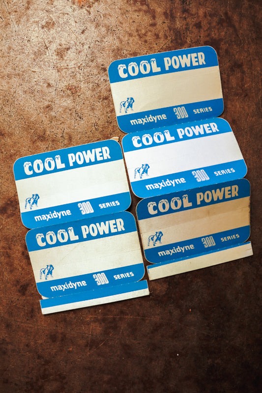 Maxidyne 300 Series Mack Truck Cool Power Nametag Stickers