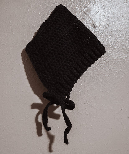 Handmade Cotton Blend Baby Pixie Crochet Bonnet