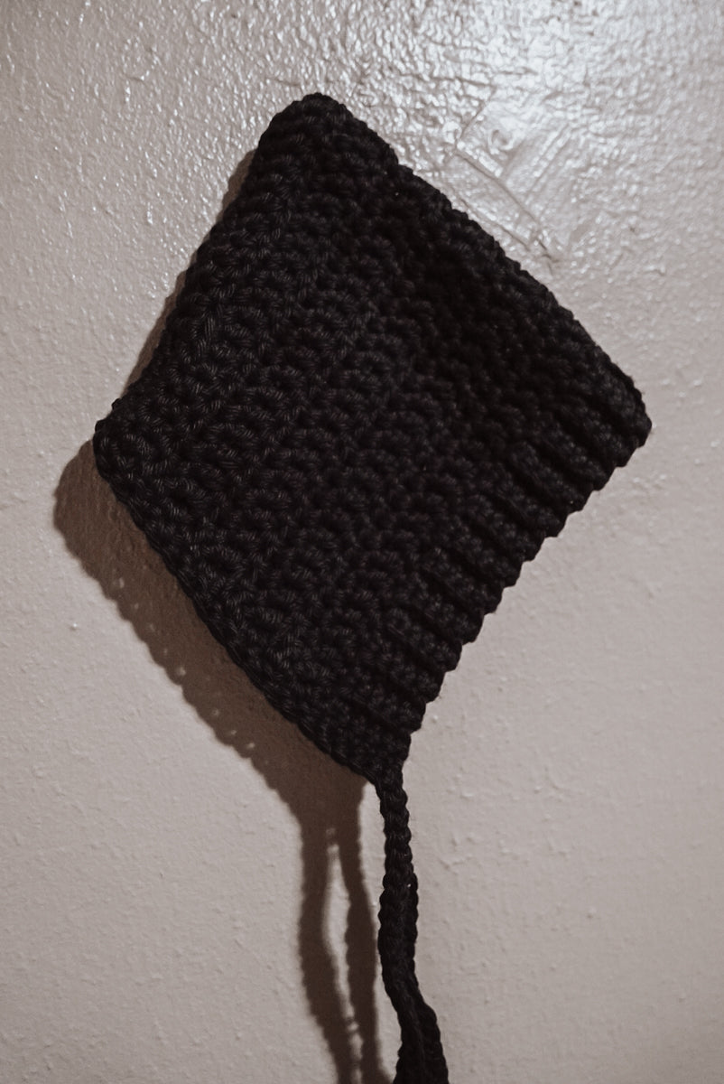 Handmade Cotton Blend Baby Pixie Crochet Bonnet