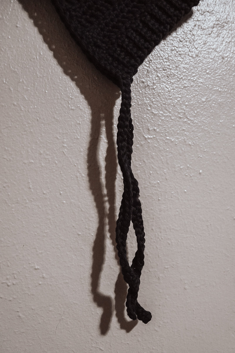 Handmade Cotton Blend Baby Pixie Crochet Bonnet