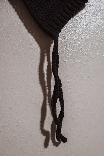 Handmade Cotton Blend Baby Pixie Crochet Bonnet