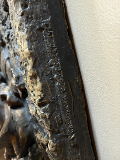 Vanguard Studios 1967 Roman Soldiers Chariots Relief Brutalist Wall Sculpture