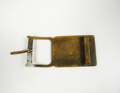 Brass Belt Buckle American Bowling Congress League Award Improved Avg 60s