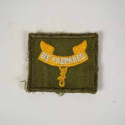 Second Class Rank Patch Green Cloth Back Boy Scout of America