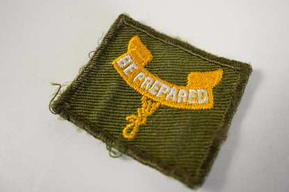 Second Class Rank Patch Green Cloth Back Boy Scout of America