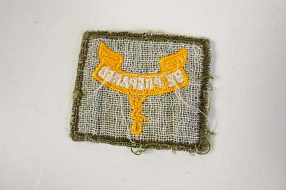 Second Class Rank Patch Green Cloth Back Boy Scout of America