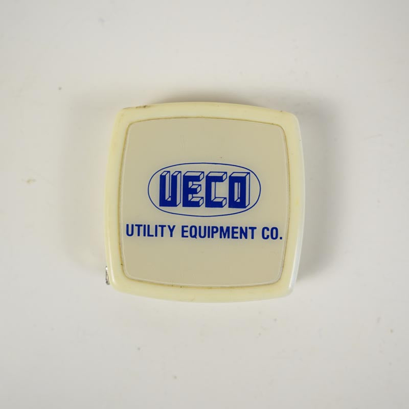 UECO Utility Equipment Co. Advertising Barlow Tape Measure Plastic