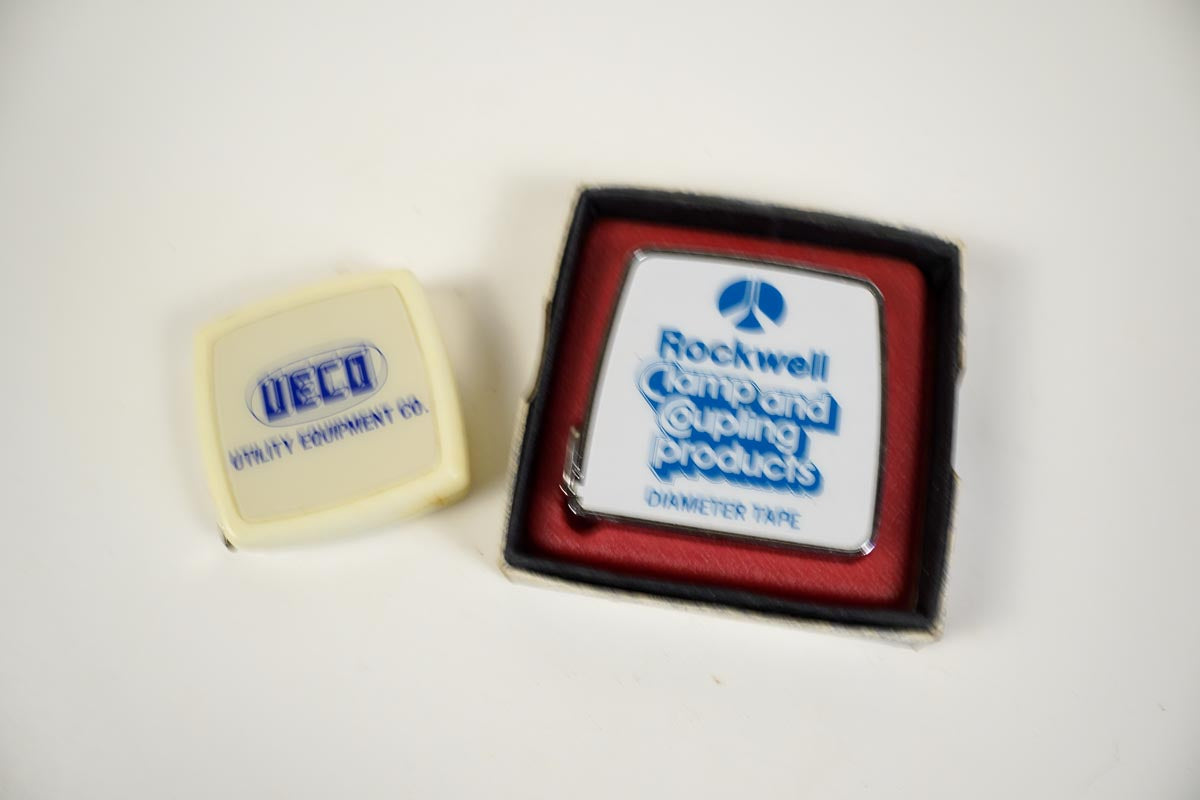UECO Utility Equipment Co. Advertising Barlow Tape Measure Plastic