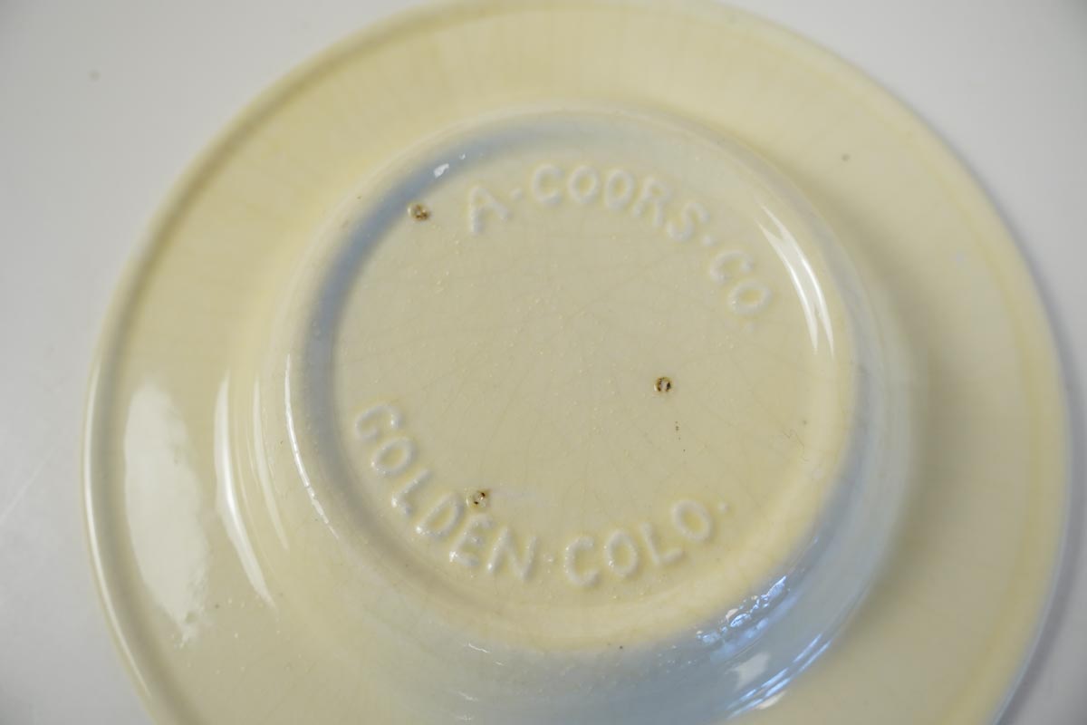 Coors Ashtray Ceramic America’s Fine Light Beer 6in Golden Co Rocky Mtn