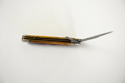 Vintage Sabre 2-Blade 605 Pocket Knife Jigged Japan