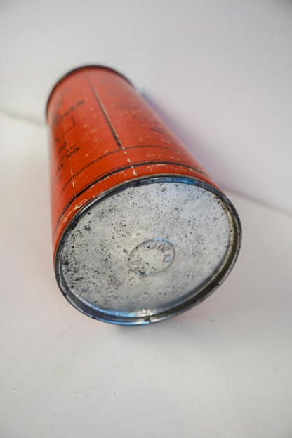 The Famous Fir-ex Fire Extinguisher Vintage Red Dry Chemical Container Unused