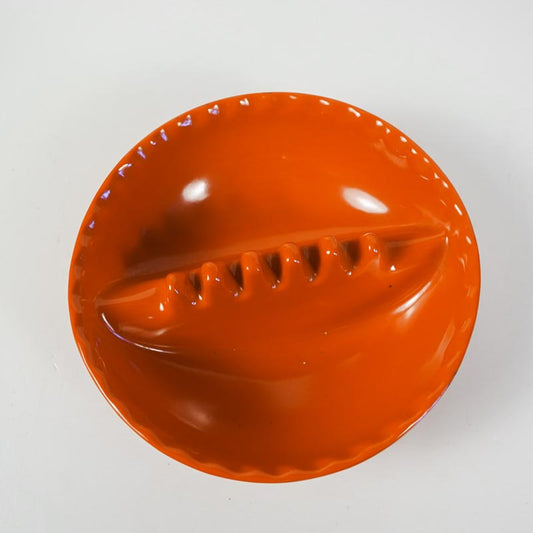 Anholt Vintage Melanin Ashtray Vintage Orange/Red Color 5in