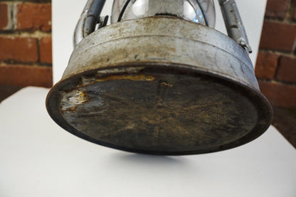 Antique Dietz No. 2 Lite Karosene Oil Railroad/Barn Lantern Grey Metal
