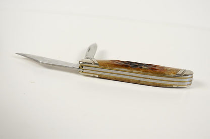 Vintage Case XX USA 6220 SS Peanut Jack Knife 2 3/4" Genuine Stag Handles