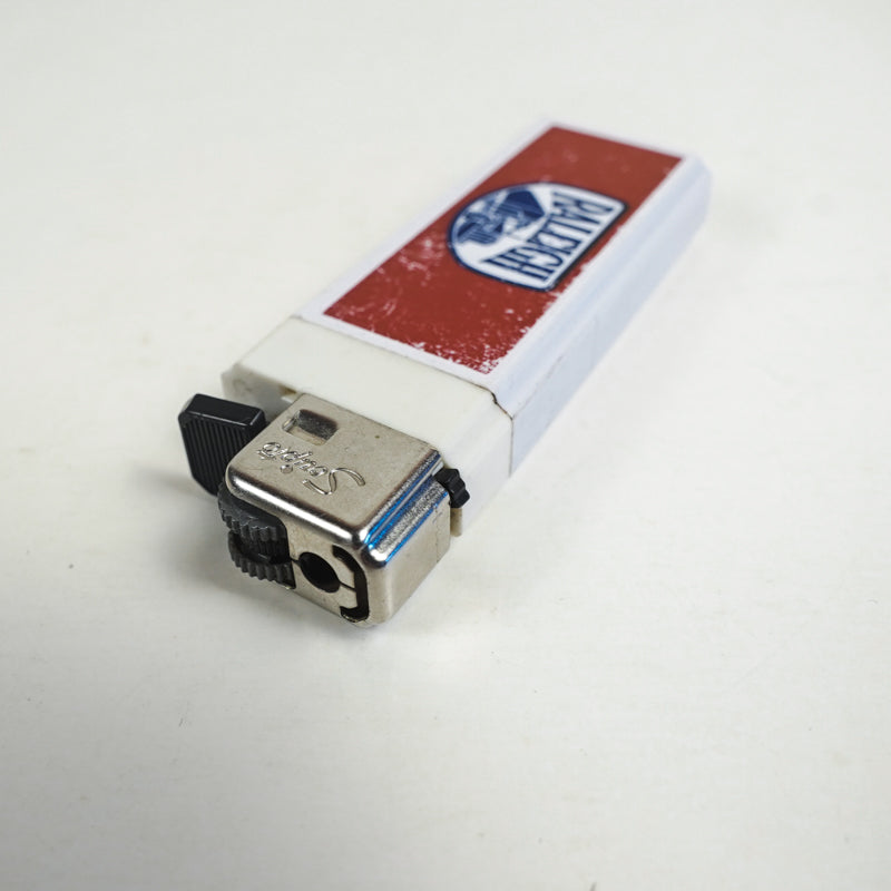 Raleigh Trucking Cigarette Lighter White with Red & Blue