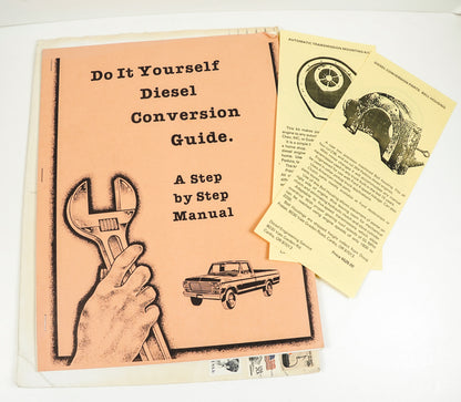 Do It Yourself Diesel Conversion Guide Step by Step Manual