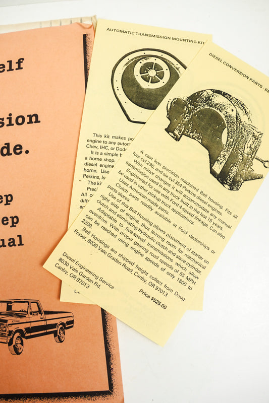 Do It Yourself Diesel Conversion Guide Step by Step Manual