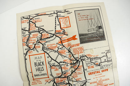 Crystal Cave Map Black Hills South Dakota