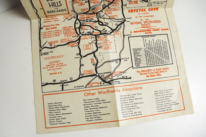 Crystal Cave Map Black Hills South Dakota