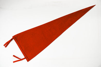 Vintage 50s Los Angeles, California City Hall Red Souvenir Felt Pennant 27in
