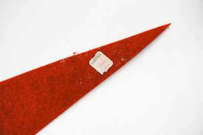 Vintage 50s Portland, Oregon City of Roses Red Souvenir Felt Pennant 25in