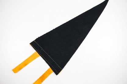 Vintage 1950s Tennessee The Volunteer State Black Felt Souvenir Pennant 11in