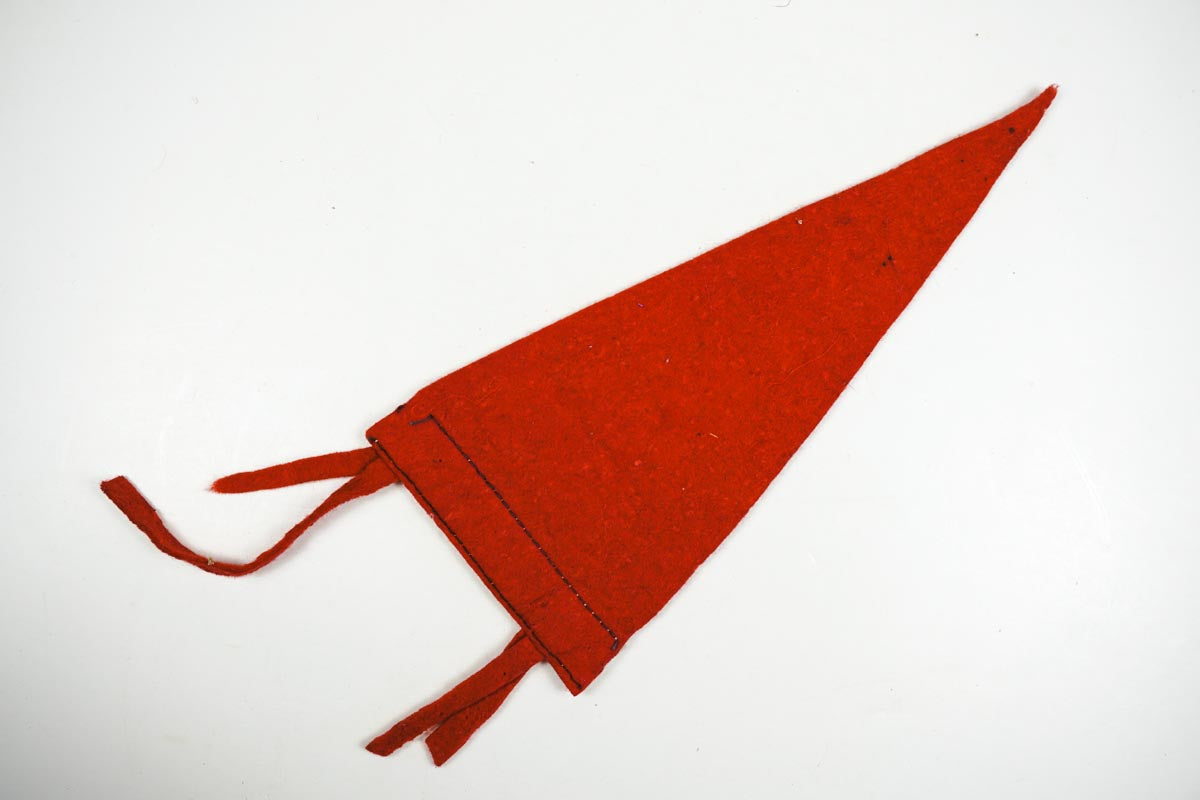 1950's Steamer Island Queen Cincinnati, Ohio Felt State Pennant Red & White