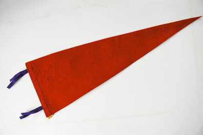Vintage 50s Cody, Wyoming Red Graphics Souvenir Felt Pennant 25in