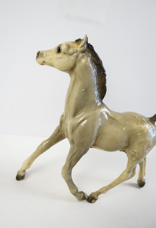 Vintage Breyer Running Foal Spice Glossy Dapple Gray 1963-73 Model Horse
