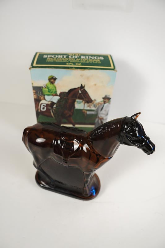 Avon Sport of Kings Wild Country After Shave 5 Oz Horse Jockey w/ Box