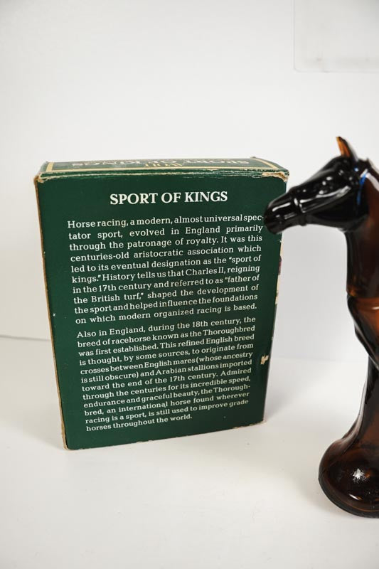Avon Sport of Kings Wild Country After Shave 5 Oz Horse Jockey w/ Box