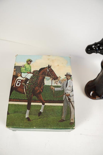 Avon Sport of Kings Wild Country After Shave 5 Oz Horse Jockey w/ Box