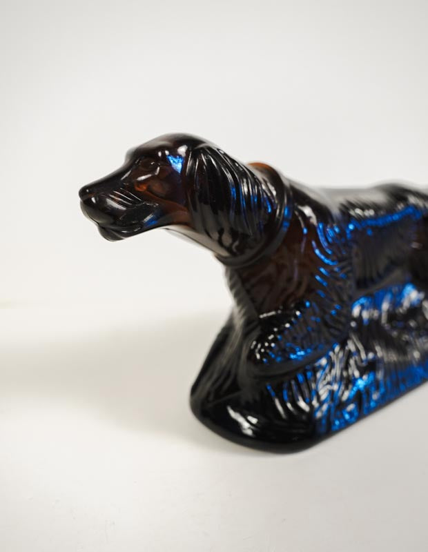 Avon "At Point" Deep Woods After Shave Hunting Dog Decanter- Empty
