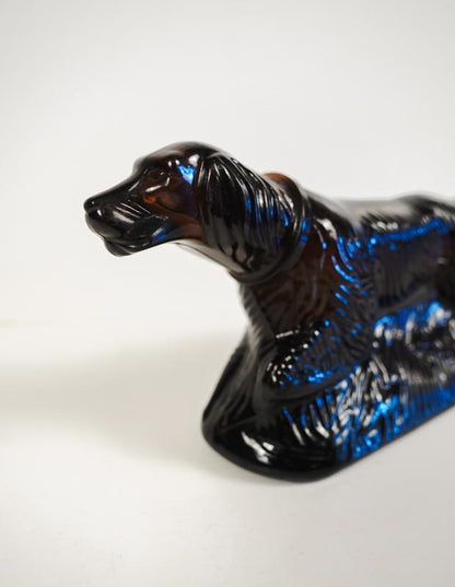 Avon "At Point" Deep Woods After Shave Hunting Dog Decanter- Empty