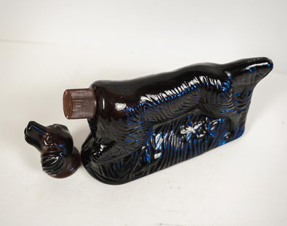 Avon "At Point" Deep Woods After Shave Hunting Dog Decanter- Empty