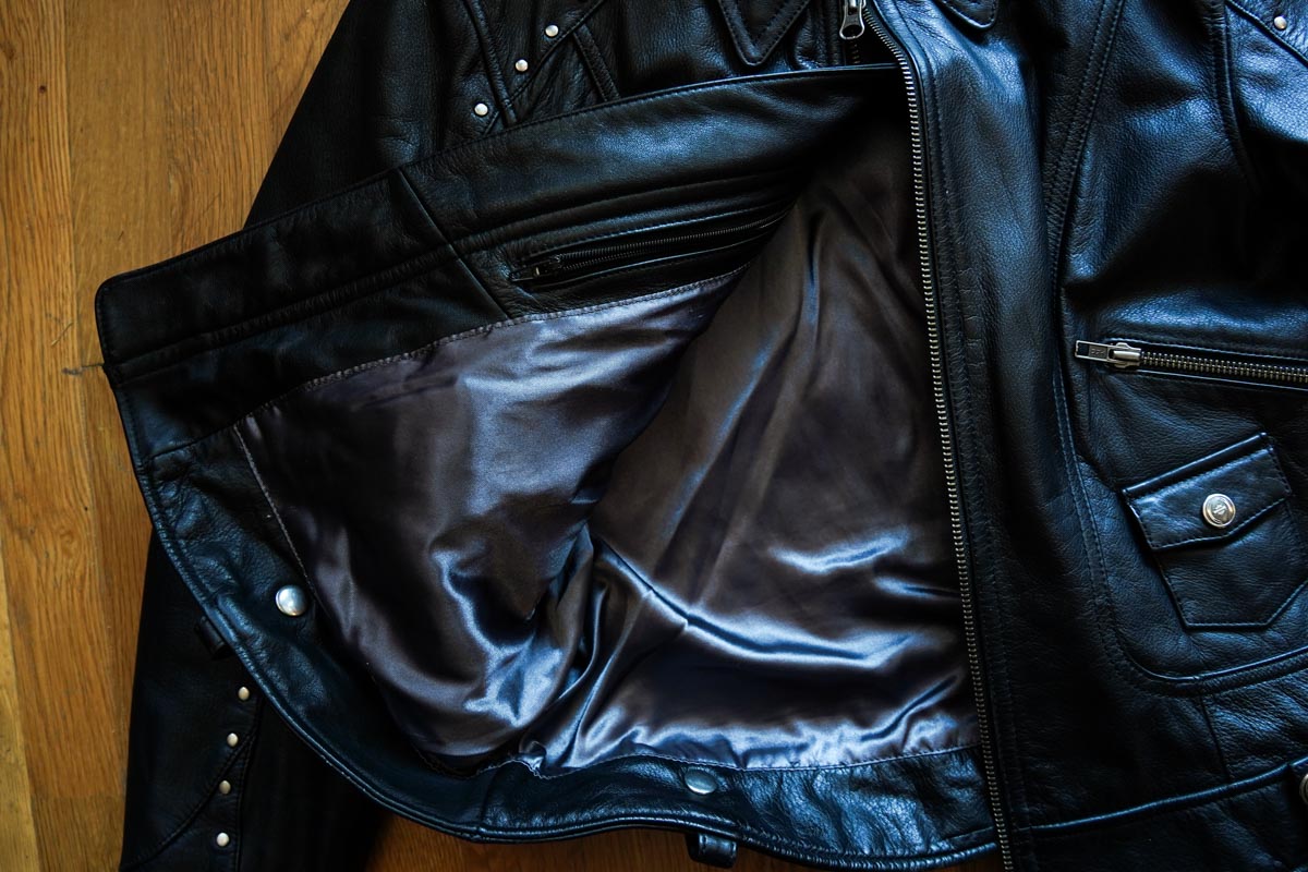 Woman’s Harley Davidson Black Leather Jacket with Embroidery Womens Petite Large