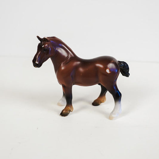 Breyer Stablemate JCPenney Parade of Breeds Bay Draft Horse Early 2000s