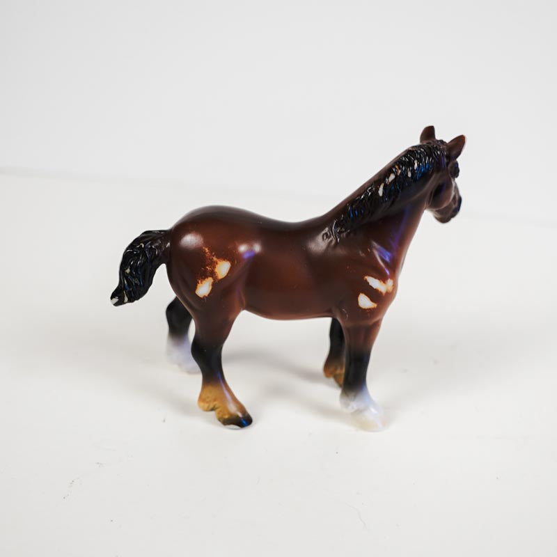 Breyer Stablemate JCPenney Parade of Breeds Bay Draft Horse Early 2000s