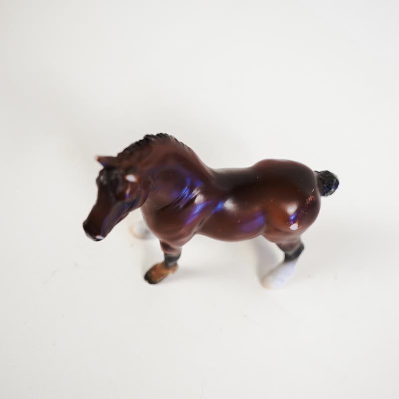 Breyer Stablemate JCPenney Parade of Breeds Bay Draft Horse Early 2000s