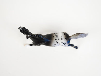 Vintage Breyer Stablemates Horse Crazy Collection Black Appaloosa