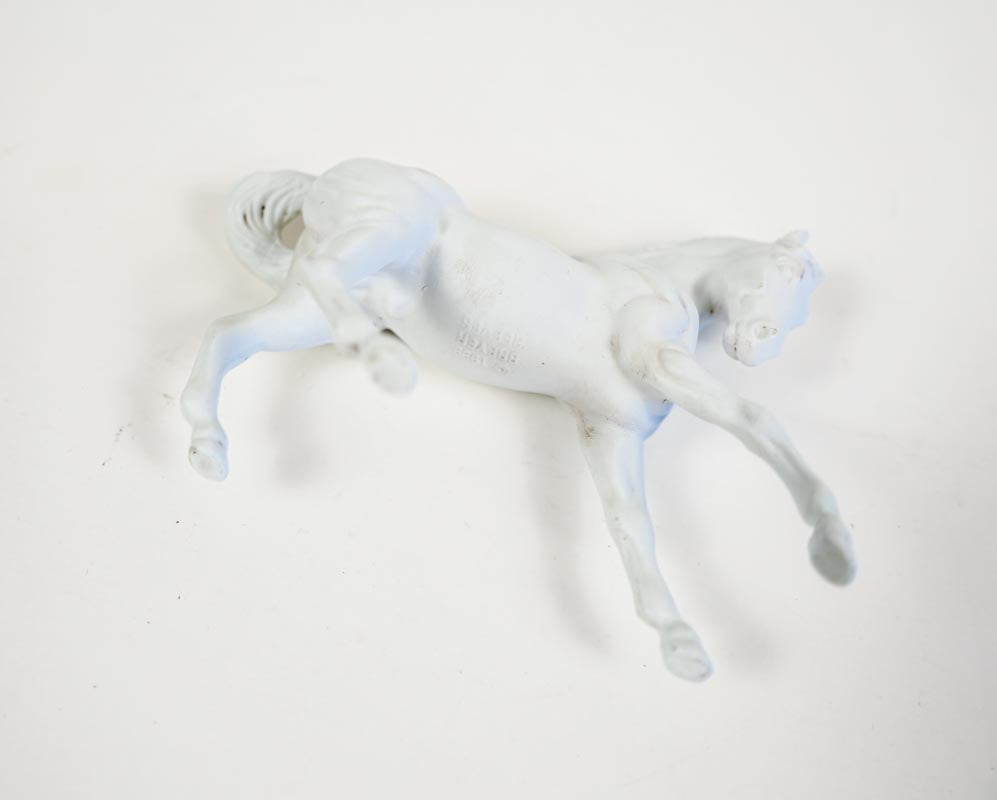 Vintage Breyer Stablemate Factory Unpainted Canter Warmblood Model Horse