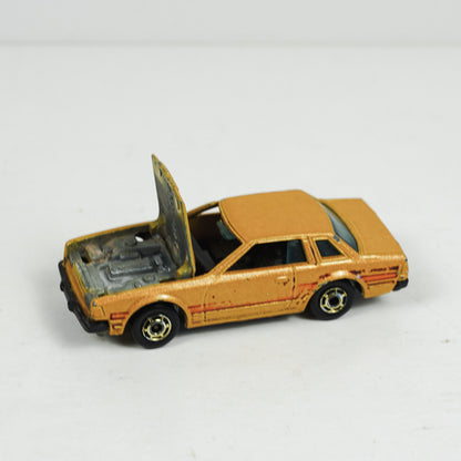 1981 Hot Wheels Datsun 200SX Gold Metal Flake 1:64 Scale Die Cast Car