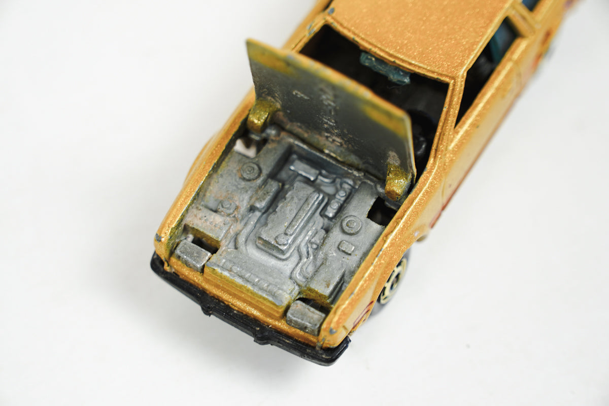 1981 Hot Wheels Datsun 200SX Gold Metal Flake 1:64 Scale Die Cast Car