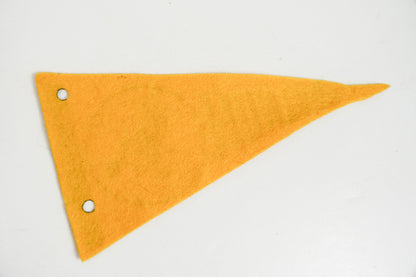 Montana Pennant State Souvenir Cowboy Horse Bucking Felt Flag Yellow/Black
