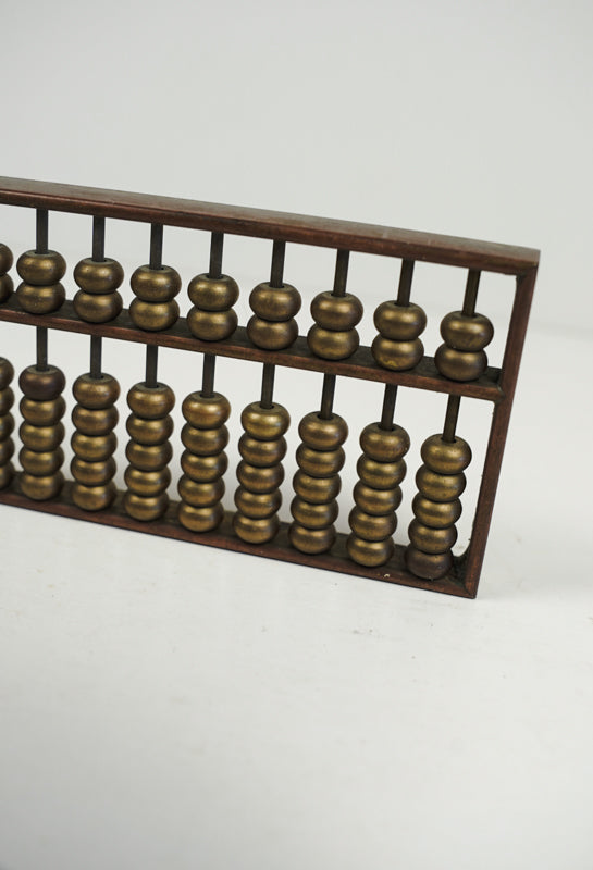 Miniature Brass Abacus 1970s Metal Counting Device