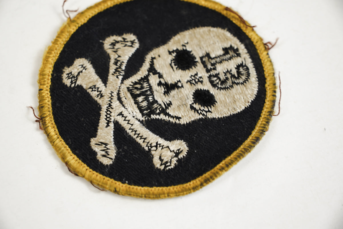 Skull & Crossbones 13 Biker Military Patch Motorcycle Sew On Patch 3in