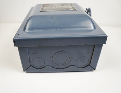 Wadsworth Breaker Box 30amp Cat No. N25 Old House Metal Electric Box