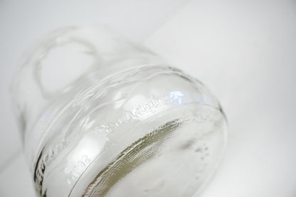 Owens Corning Duraglas Glass Jar with Embossed Mountains 1992