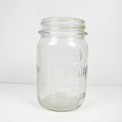 Samco Genuine Mason Quart Canning Jar Square Clear No Lid